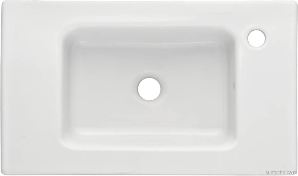 Тумба с раковиной AQUATON Анси 60 подвесная, шоколад