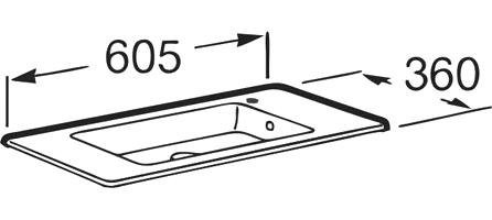 Тумба с раковиной AQUATON Анси 60 подвесная, шоколад