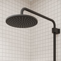 Комплект для ванной IDDIS Aiger Душевая стойка IDDIS Aiger AIGBL3Fi06 + Смеситель для раковины AIGBL01i01, черный матовый