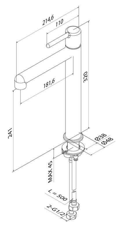 Комплект для ванной IDDIS Aiger Душевая стойка IDDIS Aiger AIGBL3Fi06 + Смеситель для раковины AIGBL01i01, черный матовый