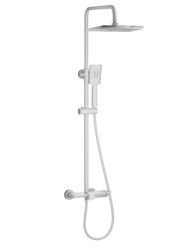 Душевая стойка Wonzon & Woghand WW-AE33110-MW матовая белая
