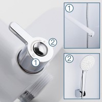 Смеситель с длинным изливом для ванны Frap H45 F2245 белый, хром