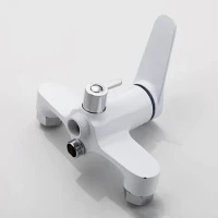 Смеситель с длинным изливом для ванны Frap H45 F2245 белый, хром