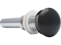 Донный клапан для раковины AQUAme AQM7002-0MB без перелива, матовый черный Донный клапан для раковины AQUAme AQM7002-0MB без перелива, матовый черный