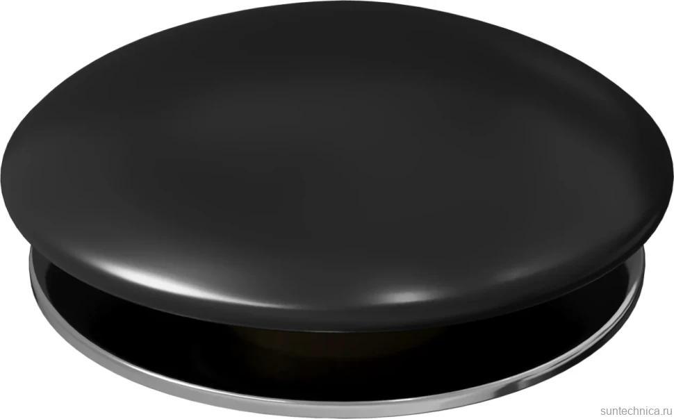 Донный клапан для раковины AQUAme AQM7002-0MB без перелива, матовый черный