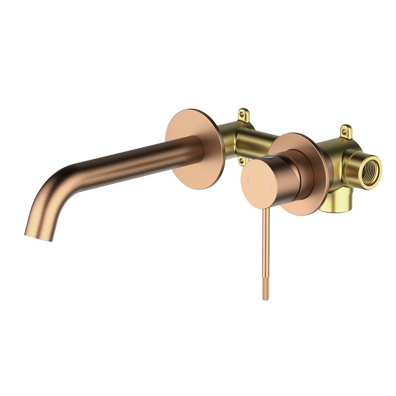 Смеситель для раковины Timo Saona 2372/19SM С ВНУТРЕННЕЙ ЧАСТЬЮ, розовое золото