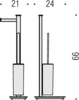 Стойка Colombo Design Units B9107.S.CR