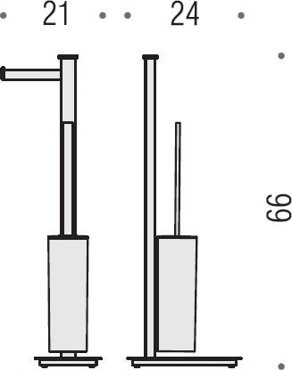 Стойка Colombo Design Units B9107.S.CR