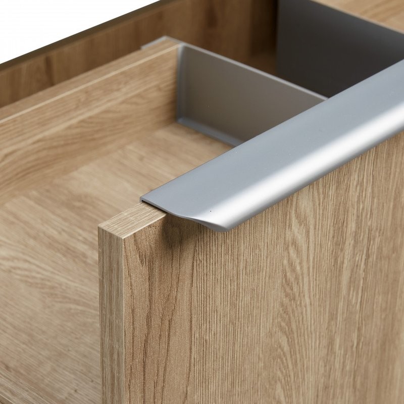 Тумба с раковиной AQUATON Хоуп 60 подвесная, 1 ящик, орех