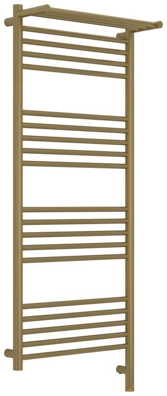 Полотенцесушитель электрический Сунержа Богема 3.1 32-6007-1250 130x55 см, подключение справа, золотой шелк, лесенка, с полкой