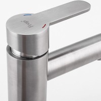 Смеситель для раковины Frap F10801-2 сатин Смеситель для раковины Frap F10801-2 сатин