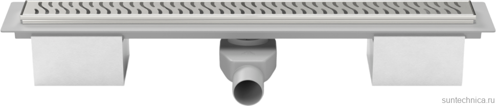 Душевой трап (лоток) MCH Chudej Harmony CHPA650HN 65 см, решетка хром, с сифоном