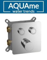 Смеситель для душа AQUAme с термостатом встраиваемый AQM8811CR