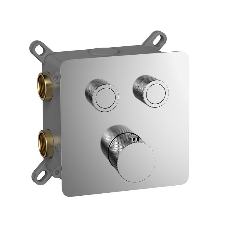 Смеситель для душа AQUAme с термостатом встраиваемый AQM8811CR