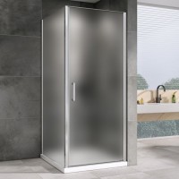 Душевой уголок Abber Sonnenstrand AG04090M-S75M 75x90, профиль хром, стекло матовое