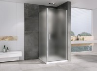 Душевой уголок Abber Sonnenstrand AG04090M-S75M 75x90, профиль хром, стекло матовое