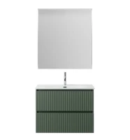 Мебель для ванной комнаты BelBagno Uno-mini 90 подвесная, 2 ящика, матовая еловая