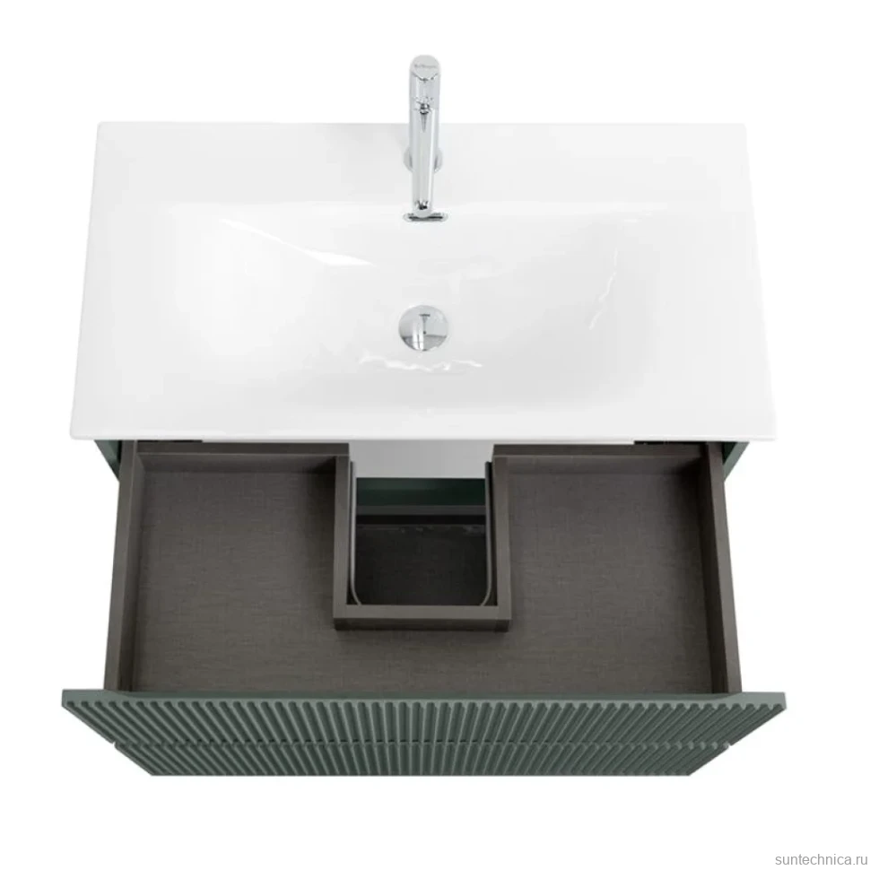 Мебель для ванной комнаты BelBagno Uno-mini 90 подвесная, 2 ящика, матовая еловая