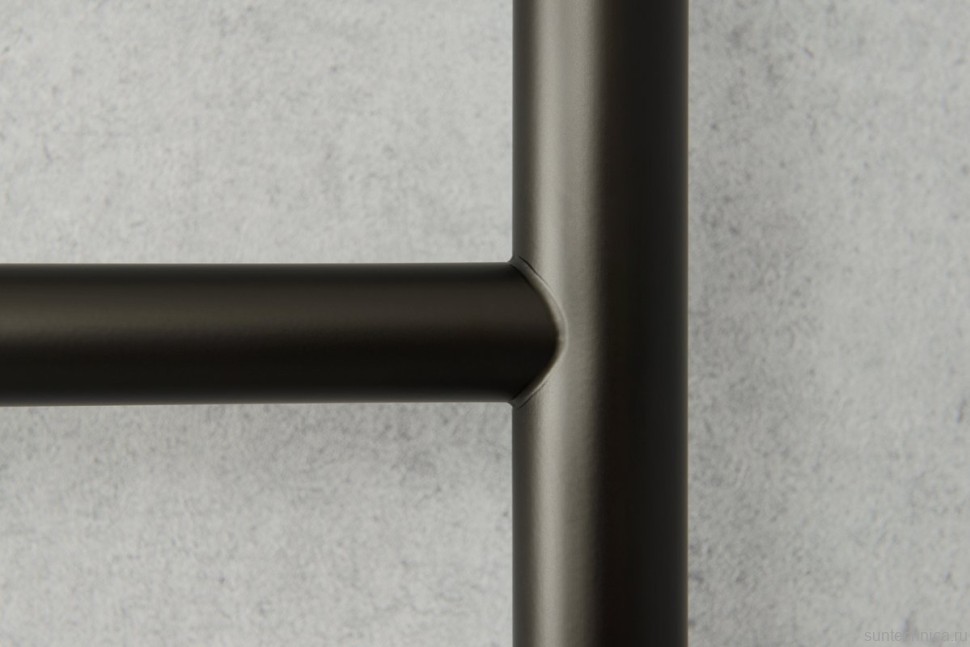 Полотенцесушитель электрический Сунержа Галант 3.1 31-6001-6060 70x65 см, подключение справа, матовый черный, лесенка