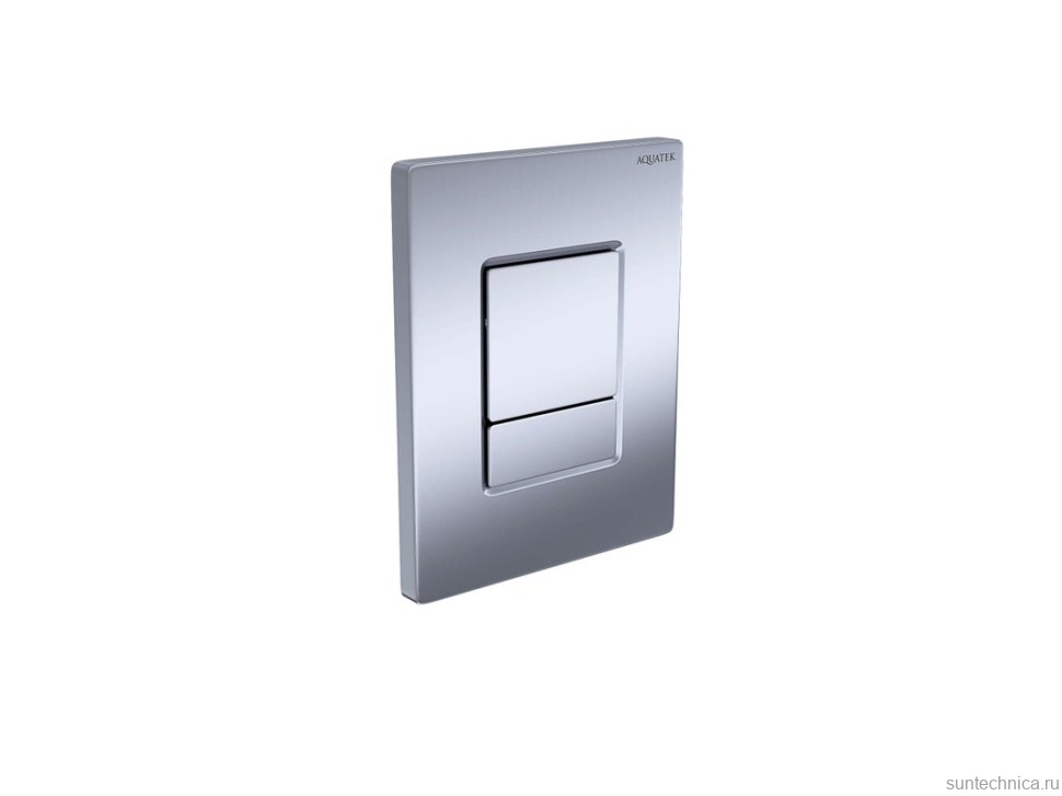 Кнопка смыва для унитаза AQUATEK Pneumo N PNN-0000003 АБС-пластик, цвет матовый хром