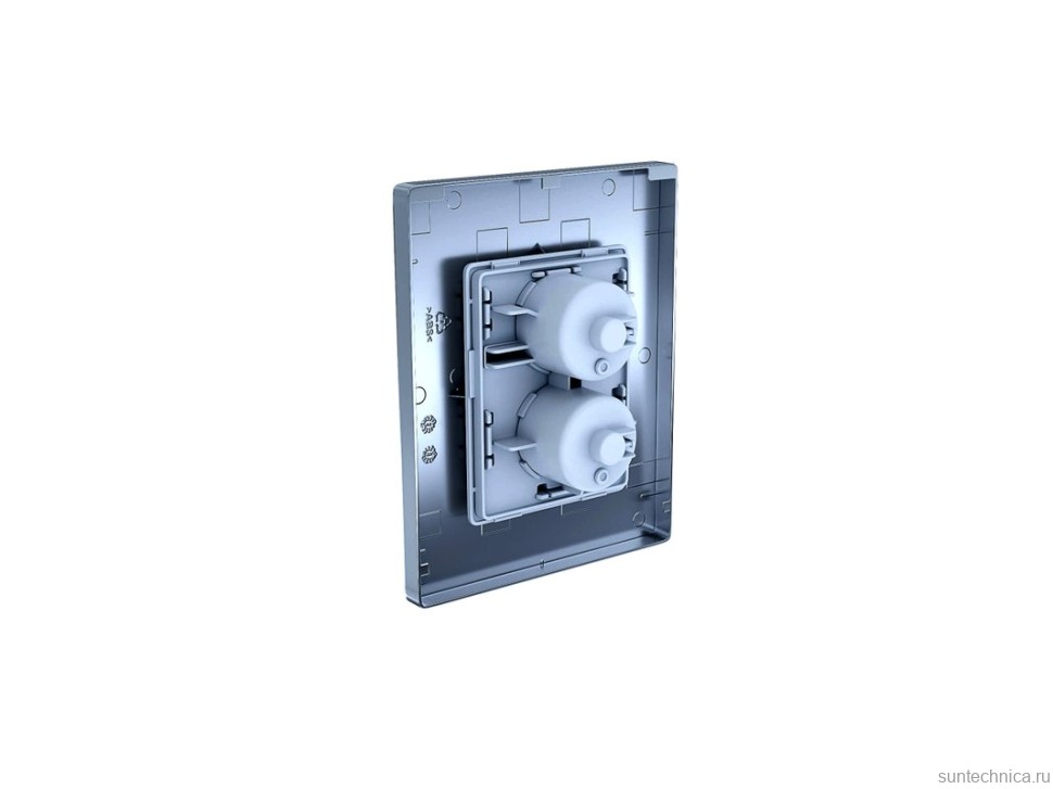 Кнопка смыва для унитаза AQUATEK Pneumo N PNN-0000003 АБС-пластик, цвет матовый хром