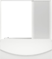 Акриловая ванна Bas Ямайка 180x80 см, пристенная, белая + ремкомплект Good Door