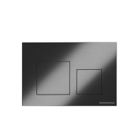 Кнопка смыва для унитаза Ceramicanova CN12-002GG пластик, цвет вороненая сталь Кнопка смыва для унитаза Ceramicanova CN12-002GG пластик, цвет вороненая сталь