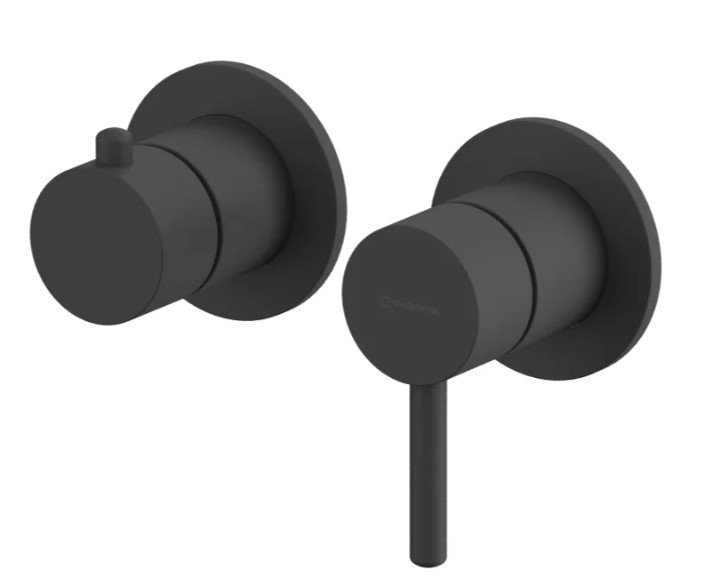 Душевой комплект WHITECROSS Y YSET13BL С ВНУТРЕННЕЙ ЧАСТЬЮ, черный матовый