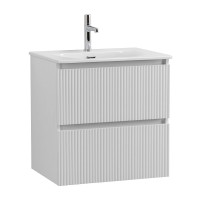 Мебель для ванной комнаты BelBagno Uno 70 подвесная, 2 ящика, bianco opaco