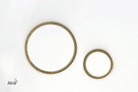 Кнопка смыва AlcaPlast Thin THIN M775 белый / золото