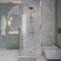 Душевой уголок Niagara Nova NG-6631-34 90x90, профиль хром, стекло прозрачное