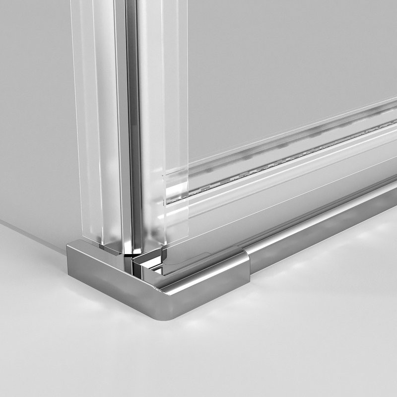 Душевой уголок Niagara Nova NG-6631-34 90x90, профиль хром, стекло прозрачное