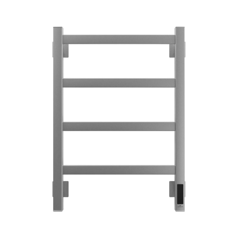 Полотенцесушитель электрический Grota Soffi K 430х600 NM EL 60x45 см, подключение справа, слева, скрытое подключение справа, матовый хром, лесенка