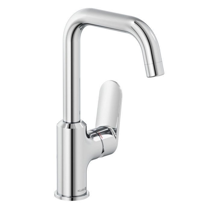 Смеситель для раковины Kludi X1 320270575 с донным клапаном, хром