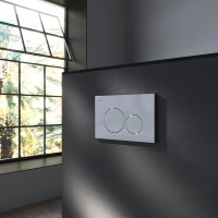 Кнопка смыва для унитаза AM.PM Pro L I049051 пластик, цвет глянцевый хром