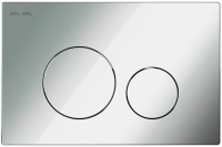 Кнопка смыва для унитаза AM.PM Pro L I049051 пластик, цвет глянцевый хром