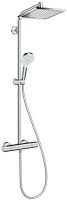 Душевая стойка Hansgrohe Crometta E 240 1jet Showerpipe EcoSmart 27281000 хром