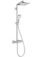 Душевая стойка Hansgrohe Crometta E 240 1jet Showerpipe EcoSmart 27281000 хром Душевая стойка Hansgrohe Crometta E 240 1jet Showerpipe EcoSmart 27281000 хром