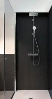 Душевая стойка Hansgrohe Crometta E 240 1jet Showerpipe EcoSmart 27281000 хром Душевая стойка Hansgrohe Crometta E 240 1jet Showerpipe EcoSmart 27281000 хром