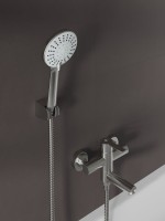 Смеситель для ванны с душем Agger Easy A3121222 сатин матовый Смеситель для ванны с душем Agger Easy A3121222 сатин матовый