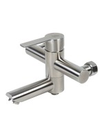 Смеситель для ванны с душем Agger Easy A3121222 сатин матовый Смеситель для ванны с душем Agger Easy A3121222 сатин матовый