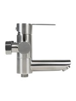 Смеситель для ванны с душем Agger Easy A3121222 сатин матовый Смеситель для ванны с душем Agger Easy A3121222 сатин матовый