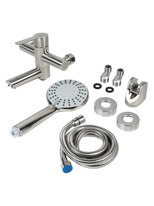 Смеситель для ванны с душем Agger Easy A3121222 сатин матовый