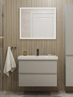 Мебель для ванной комнаты SanStar Riana 80 подвесная, grey, раковина Moduo 80