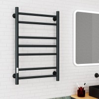 Полотенцесушитель электрический Bauedge M0030 50х80 L черный матовый