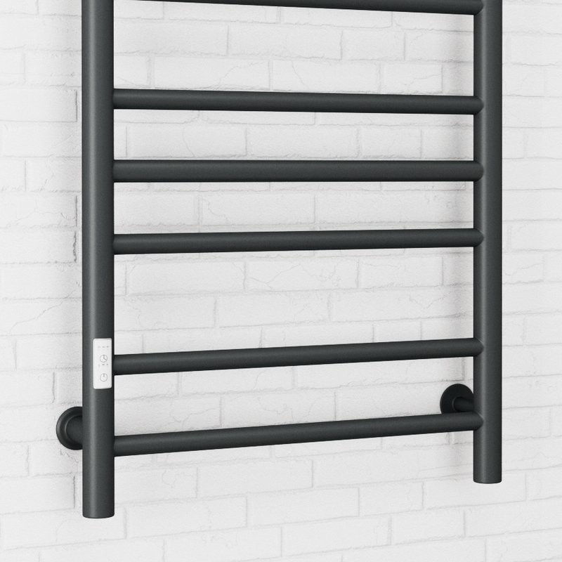 Полотенцесушитель электрический Bauedge M0030 50х80 L черный матовый