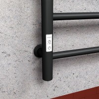 Полотенцесушитель электрический Bauedge M0030 50х80 L черный матовый