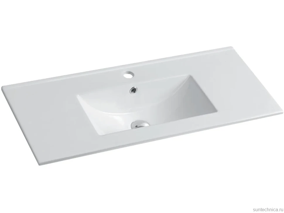 Тумба с раковиной Vincea Mia Slim 90, 2 ящика, дуб винтаж