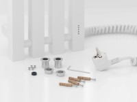 Полотенцесушитель электрический Сунержа Сатерленд 4.0 30-0853-1215 120x20 см, подключение справа, скрытое подключение справа, матовый белый, I-образный