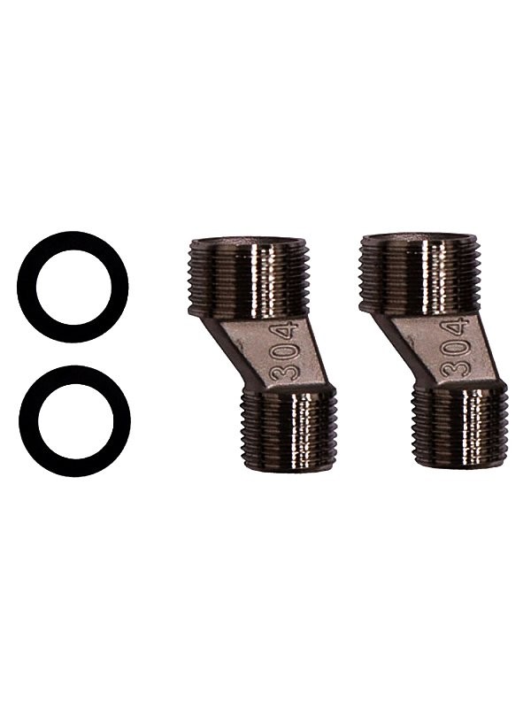 Смеситель с длинным изливом для ванны AZARIO Conda AZ-K1711GR серый графит